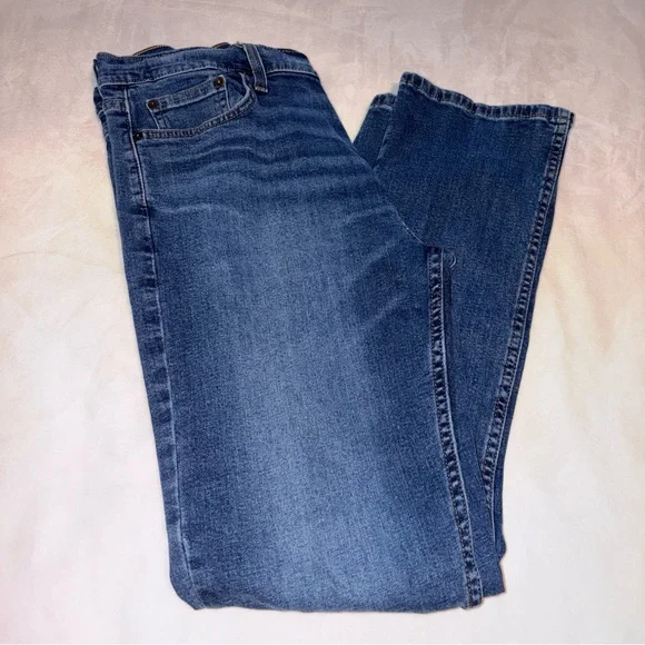 Member's Mark Men's denim blue Jean Straight fit Stretch 5 Pocket 34x32 - Picture 2 of 7